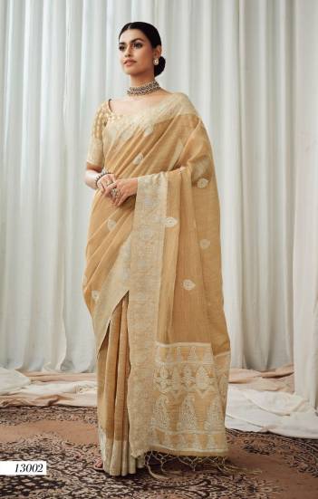 Rajpath By Rajyog Anigma Soft Linen Lukhnavi Saree Collection